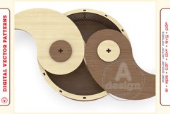 Box Organizer v17 - laser cut file - Glowforge ready SVG Product Image 6