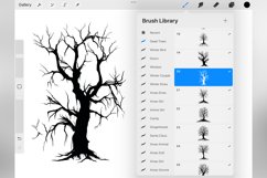 100 Procreate Dead Trees Stamp Brushes Product Image 6