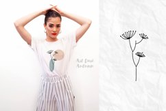 Wildflower svg bundle, floral svg, leaf and stem cut files Product Image 2