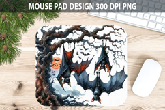 Watercolor Bat Mouse Pad Sublimation - Animal PNG Product Image 1