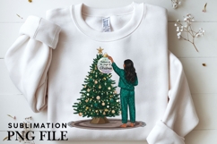 Christmas motivational women png design for T-shirts Product Image 3