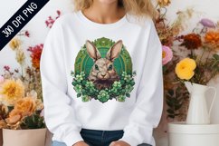 St. Patrick&#039;s Day Bunny Sublimation -Bunny Sublimation Product Image 1