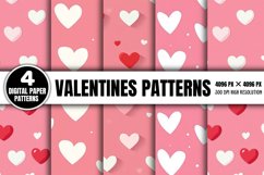 Valentines Day Digital Paper PNG Product Image 1