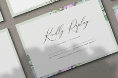 beautiful wedding card invitation set with roses flower Product Image 6