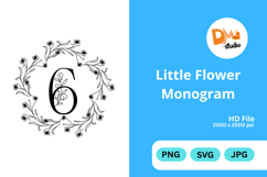 Little Flower Monogram Product Image 1