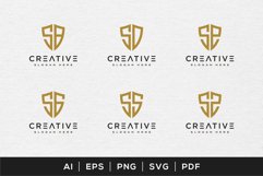 SET OF initial letter S logo vector design Product Image 1