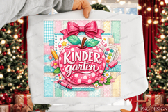 Floral Back To School Apple Coquette Bundle PNG Design | Kin Product Image 6