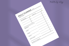 Simple Daily Planner Template | Canva Editable planner Product Image 6