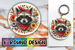 Sweet Circle Coasters Design, Cute Animals Product Image 1