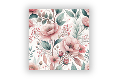 Coquette Wildflowers Seamless Pattern, Romantic Pink Floral Product Image 6