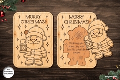 Christmas Cards Ornament SVG Bundle | Laser Cut | SVG Product Image 6