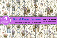 Pastel Linen Textures JPG Product Image 1