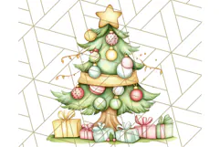 Muted Cute Safari Christmas Animal PNG Clipart, Holiday Png Product Image 2