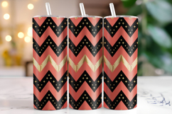 Halloween seamless zigzag Tumbler Wrap | Sublimation Product Image 1