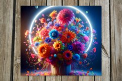 Flowers fantasy| 8 modern skinny tumbler Sublimation designs Product Image 6