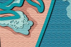 surfer svg 3d multilayer / surfer 3D mandala Product Image 10