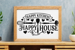 Happy Kitchen Happy House Svg, Farmhouse Kitchen Svg. Product Image 7