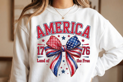 America 1776 Land Of The Free PNG T-Shirt|4th of July PNG Product Image 6