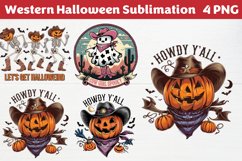 Western Halloween Sublimation PNG Product Image 1