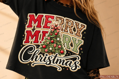 merry merry christmas png,christmas png,vintage christmas pn Product Image 1