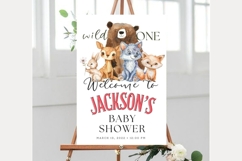 Baby Shower Welcome Sign Template 206 Product Image 1