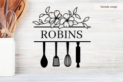 Kitchen Monogram SVG Bundle 10 Designs Product Image 4