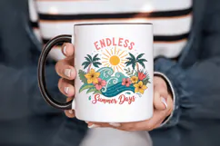 Endless summer days PNG, Beach PNG Sublimation Design Product Image 6