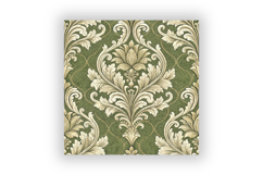 Olive Dust Toile Digital Paper Pack, Vintage Floral Toile Product Image 6
