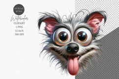 Dog clipart, Puppy clipart, Funny dog Product Image 1