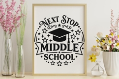 Next Stop Middle Grade Svg, Middle School Svg, Graduate Svg. Product Image 7