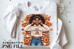 Autumn woman melanin png design for T-shirts Product Image 4