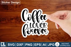 Coffee sticker design bundle, Coffee design bundle Product Image 7