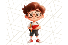 Boy Teacher PNG, Back to School Clipart, Classroom Decor Product Image 6