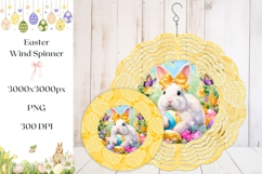 Colorful Easter Wind Spinner, Spring Wind Spinner Design Product Image 1