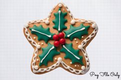Gingerbread Cookie Christmas Sublimation Clipart Bundle PNG Product Image 9