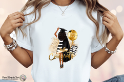 Graduation Girl PNG Congrats Grad Glam Fashion Design Product Image 6