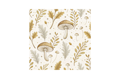 Mushroom Wedding Bliss Seamless Pattern, Digital Paper Product Image 6