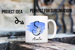 34 Blue Watercolor splash cliparts, Light Blue strokes Product Image 5