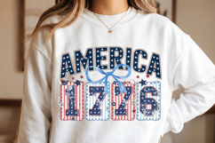 America 1776 PNG T-Shirt|4th of July PNG Sublimation Design Product Image 1