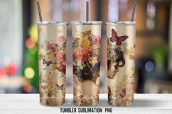 Vintage Tumbler Wrap Sublimation Design |Tumbler Wrap Product Image 2