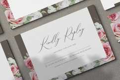 beautiful wedding card invitation with roses flower Product Image 6
