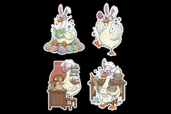 Easter Silly Goose Stickers Product Image 2