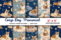 Corgi Dog Memorial Heaven Pet JPG Product Image 1