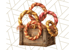 Autumn Circus Clipart Carnival Tent Fall PNG, Vintage Circus Product Image 2