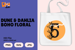 Dune &amp; Dahlia Boho Floral Monogram Product Image 1