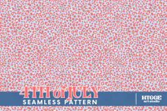 American 4th of July USA Patriotic Leopard Seamless Pattern Product Image 1