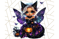 Halloween Fairy Clipart PNG, Cute Chibi Fairy Art Clip Art Product Image 2