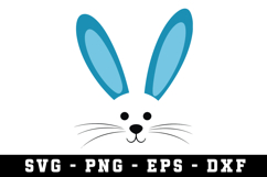 Bunny Ear &amp; Face SVG | SVG Cut files | Cricut Product Image 1