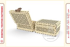 Box Organizer v25 - laser cut file - Glowforge ready SVG Product Image 6
