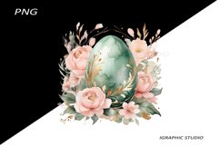 Easter Clipart, Easter Egg Clipart, Easter Bunny Png Product Image 1